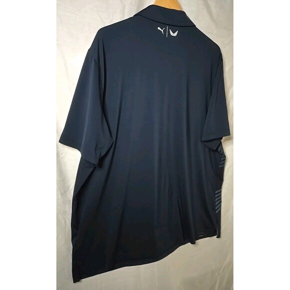 Puma Volition America Polo Shirt, Sz XXL, Blue, Buffalo Golf Club - Picture 6 of 9